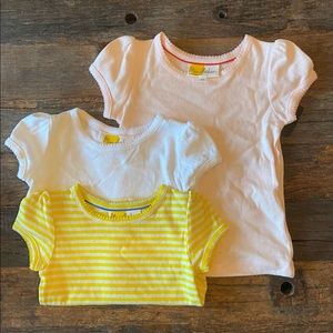 3 Mini Boden Pointelle Tops, 3-4 Y